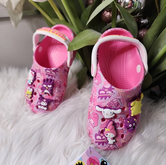 HELLO KITTY AND FRIENDS CLASSIC CLOG TODDLER new - Picture 3 of 11